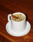 bunnar Americano Cup and Saucer — Korean-made Korean ceramic, 300ml / 10oz